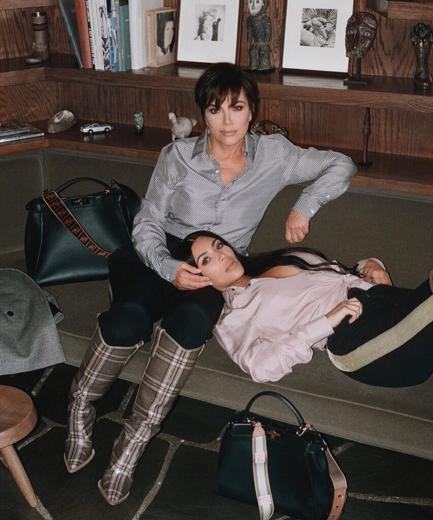 קים ואמה קריס ג'נר בקמפיין ל"פנדי", חורף 2019