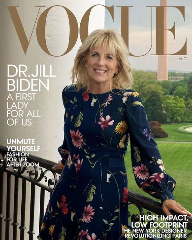 5ג'יל ביידן מככבת על שער מגזין ווג